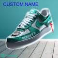 Kioti Car Air Force 1 Shoes Green Color For Men Women Custom Name Gift For Fans