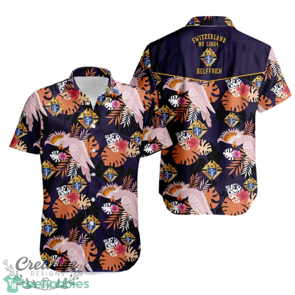Knights Of Columbus Aloha Hawaiian Shirt Custom Name And Number
