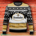 Krombacher German Beer Ugly Christmas Sweater 3D Design For Men Women