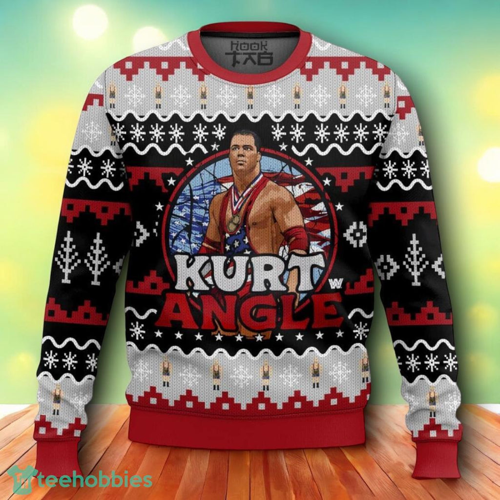 Kurt Angle Ugly Christmas Sweater For Men Women