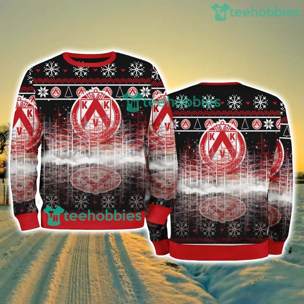 KV Kortrijk Pine Christmas Ugly Sweater New Style Best Gift For Fans