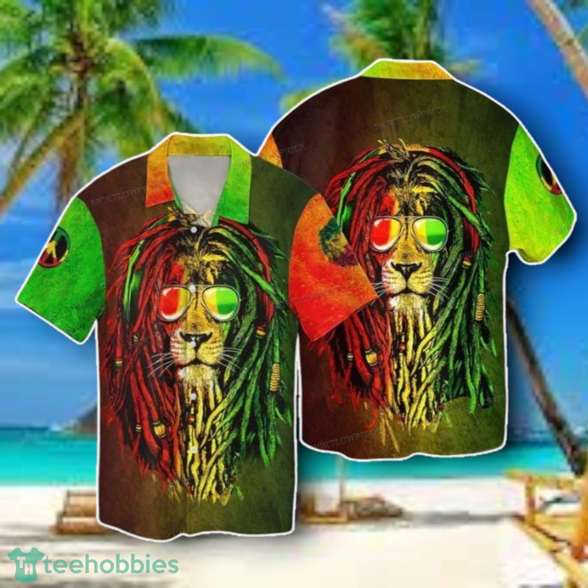 Lion Reggae Hawaiian Shirt Style Gift