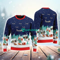 Lockheed Ec-130h Compass Call Us Air Force Christmas Ugly Sweater Meaningful Gift For Aviation Fans