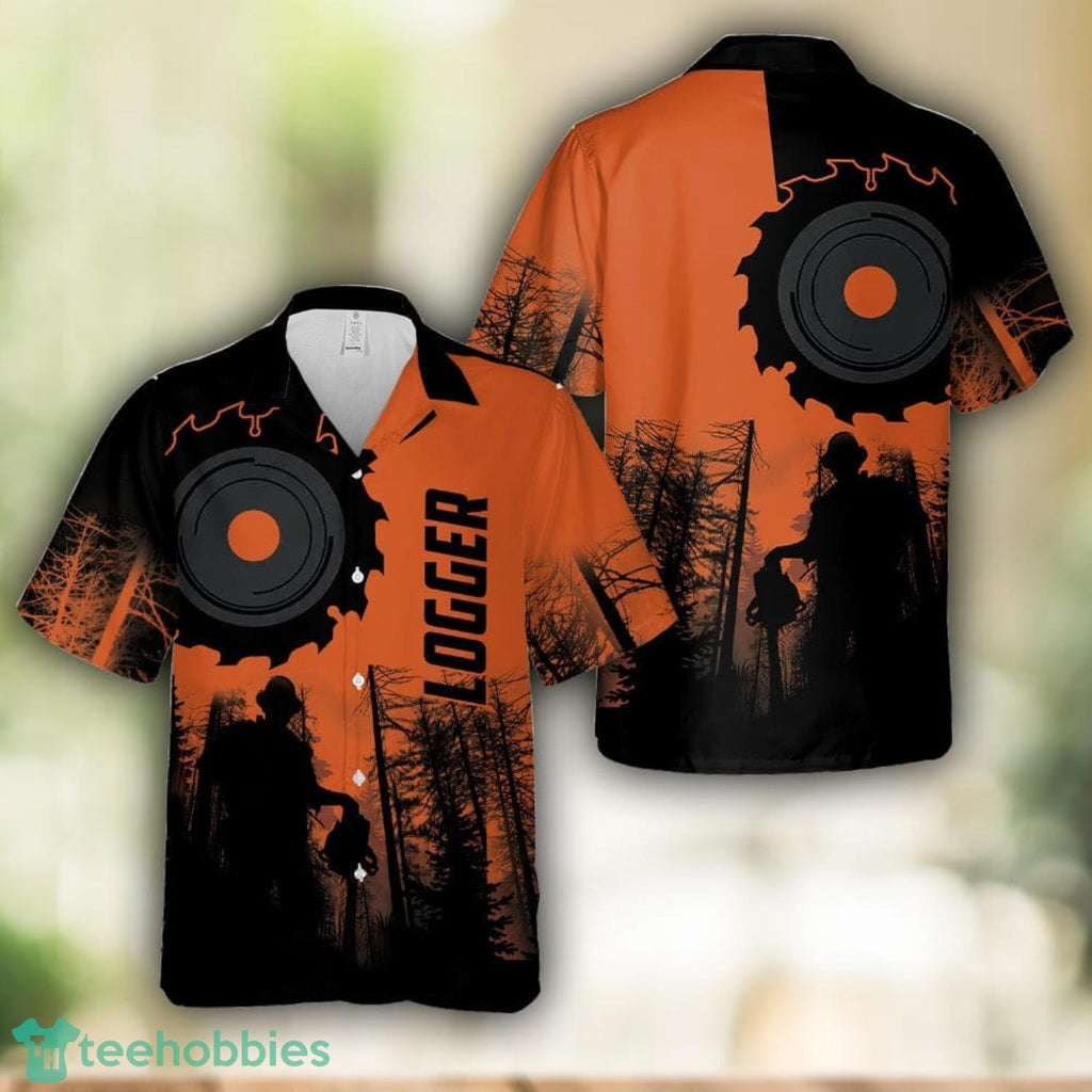 Logger Sunset Hawaiian Shirt Beach Shirt