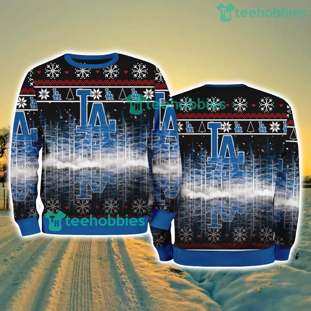Los Angeles Dodgers MLB Pine Christmas Ugly Sweater New Style Best Gift For Fans