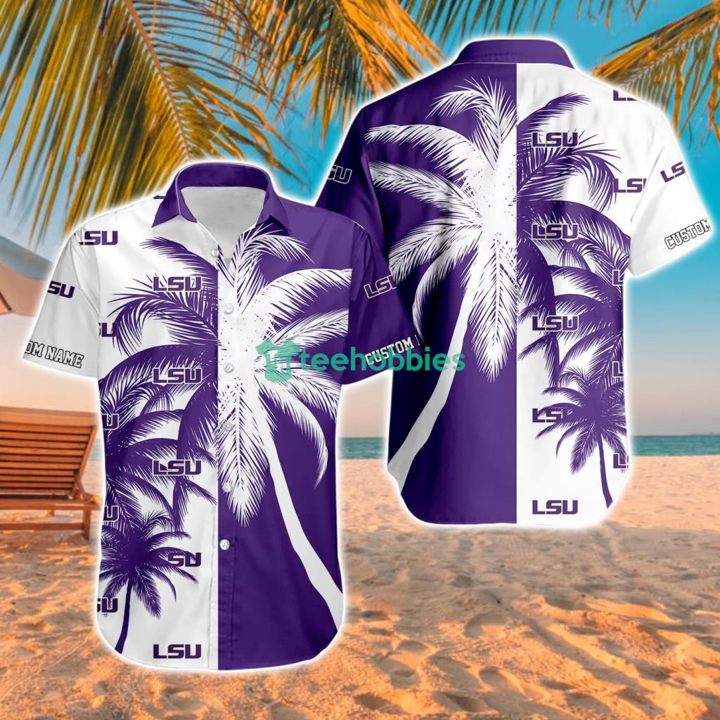 Louisiana State Ncaa Aloha Tropical Hawaiian Shirt For Men And Women Custom Name
