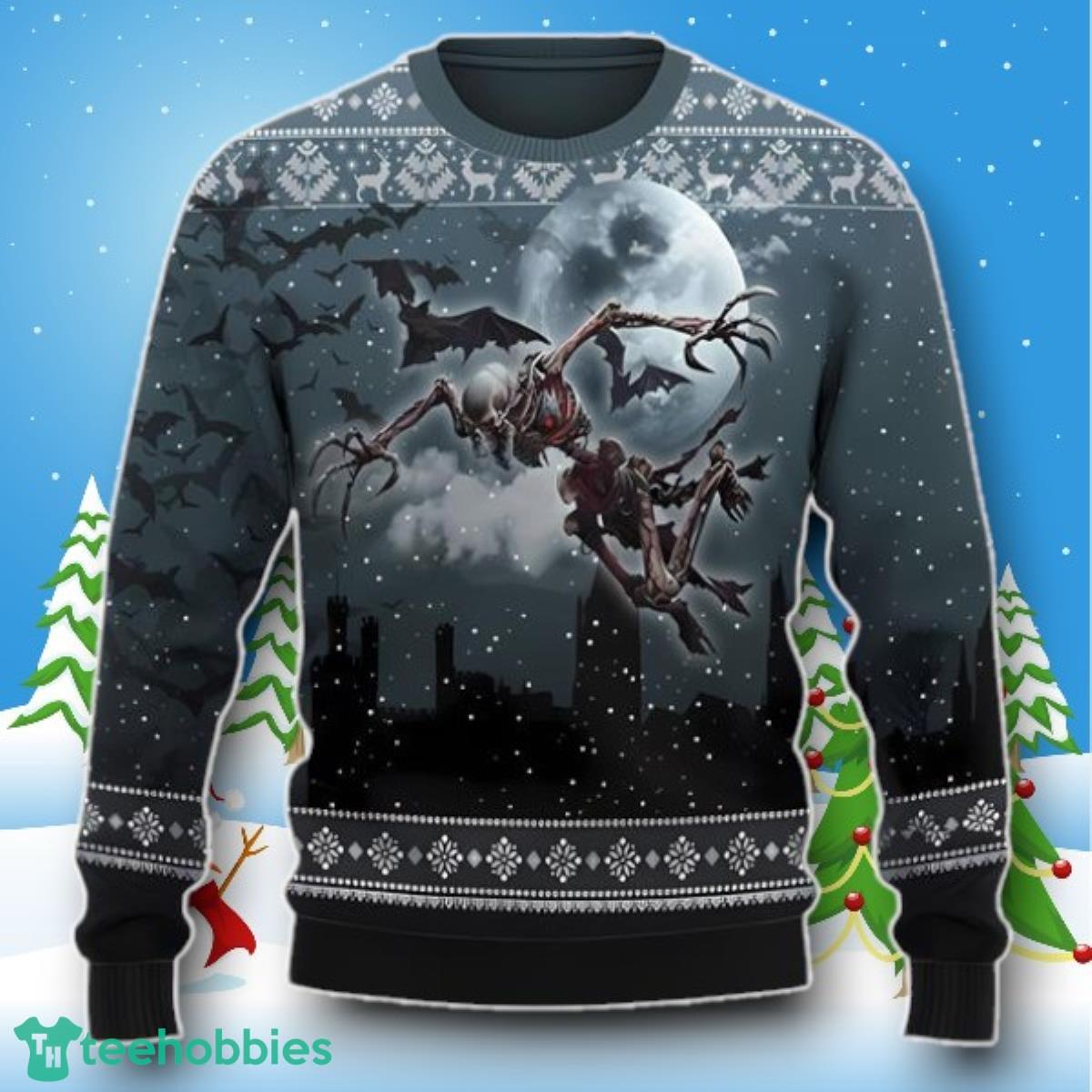 Magic The Gathering Skeletal Vampire Ugly Sweater Style Gift