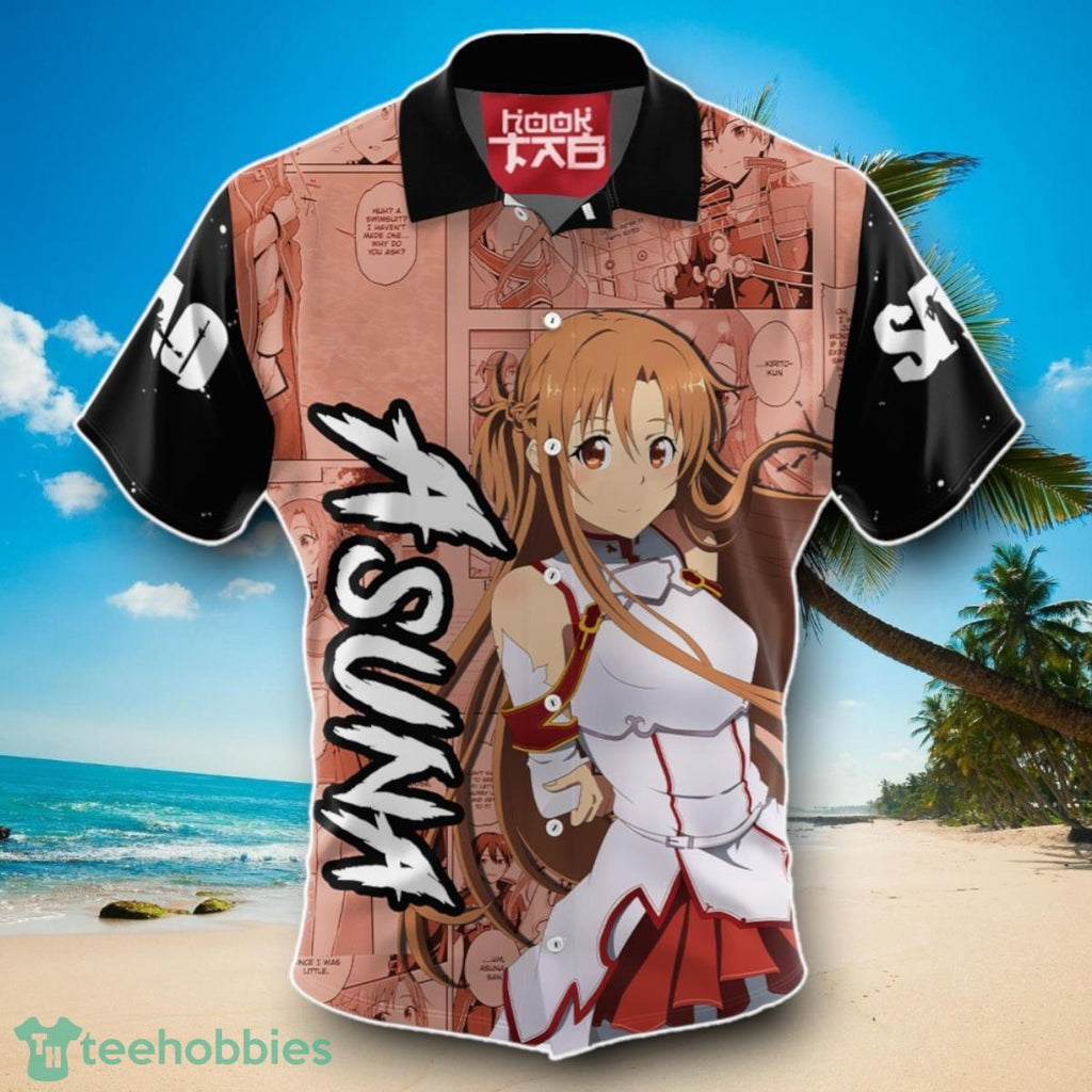 Manga Asuna Hawaiian Shirt Impressive Gift Sword Art Online Hawaiian Shirt Impressive Gift