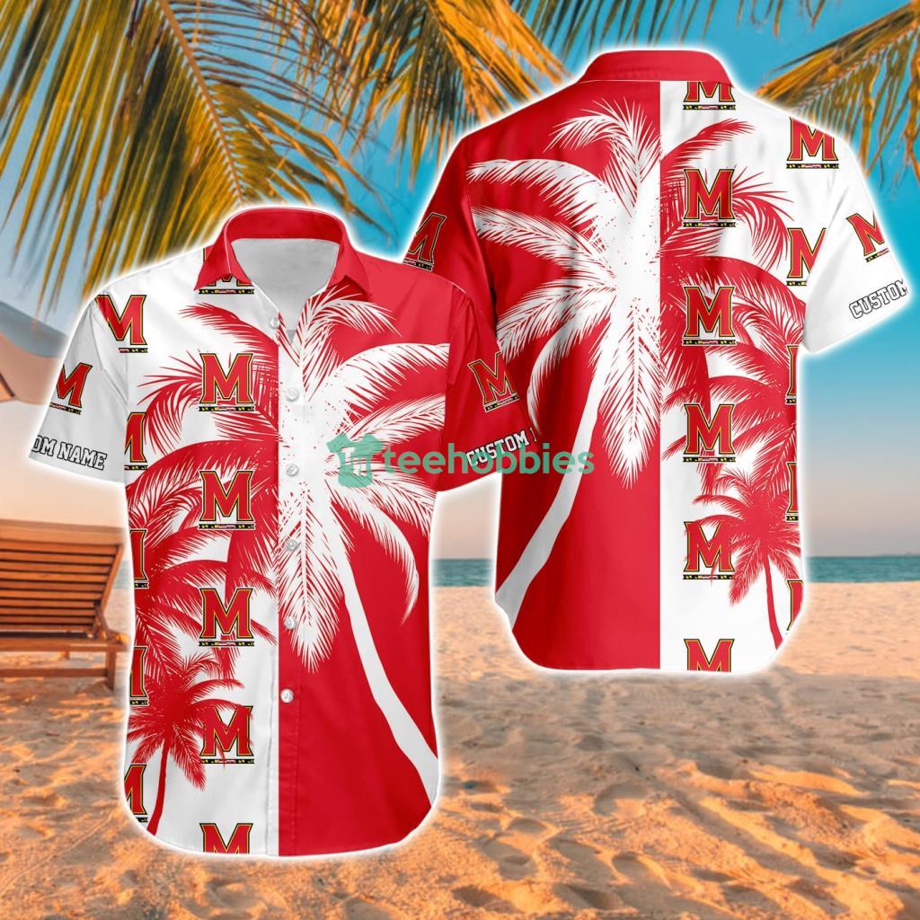 Maryland Terrapins Ncaa Aloha Tropical Hawaiian Shirt For Men And Women Custom Name