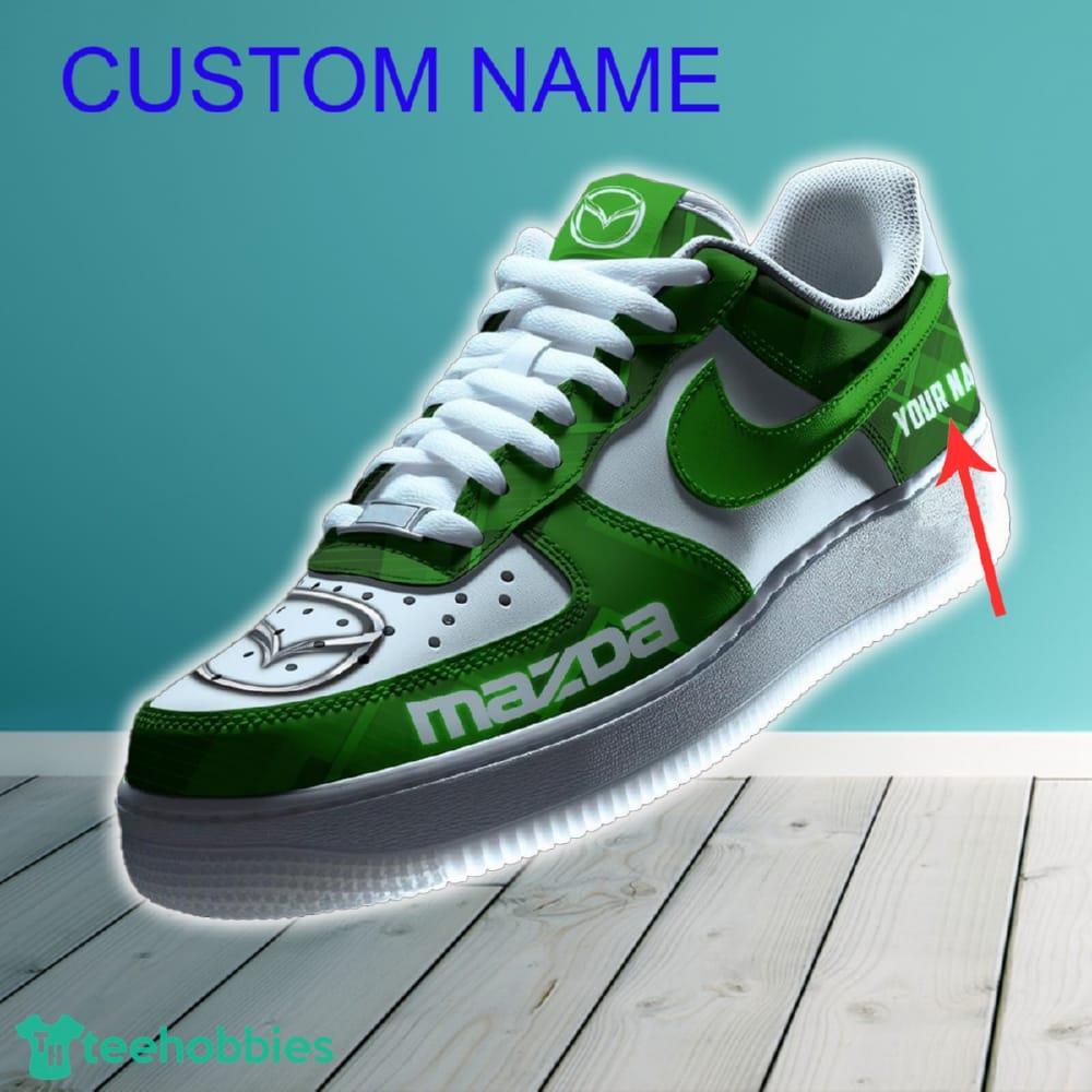 Mazda Car Air Force 1 Shoes Green Color For Men Women Custom Name Gift For Fans