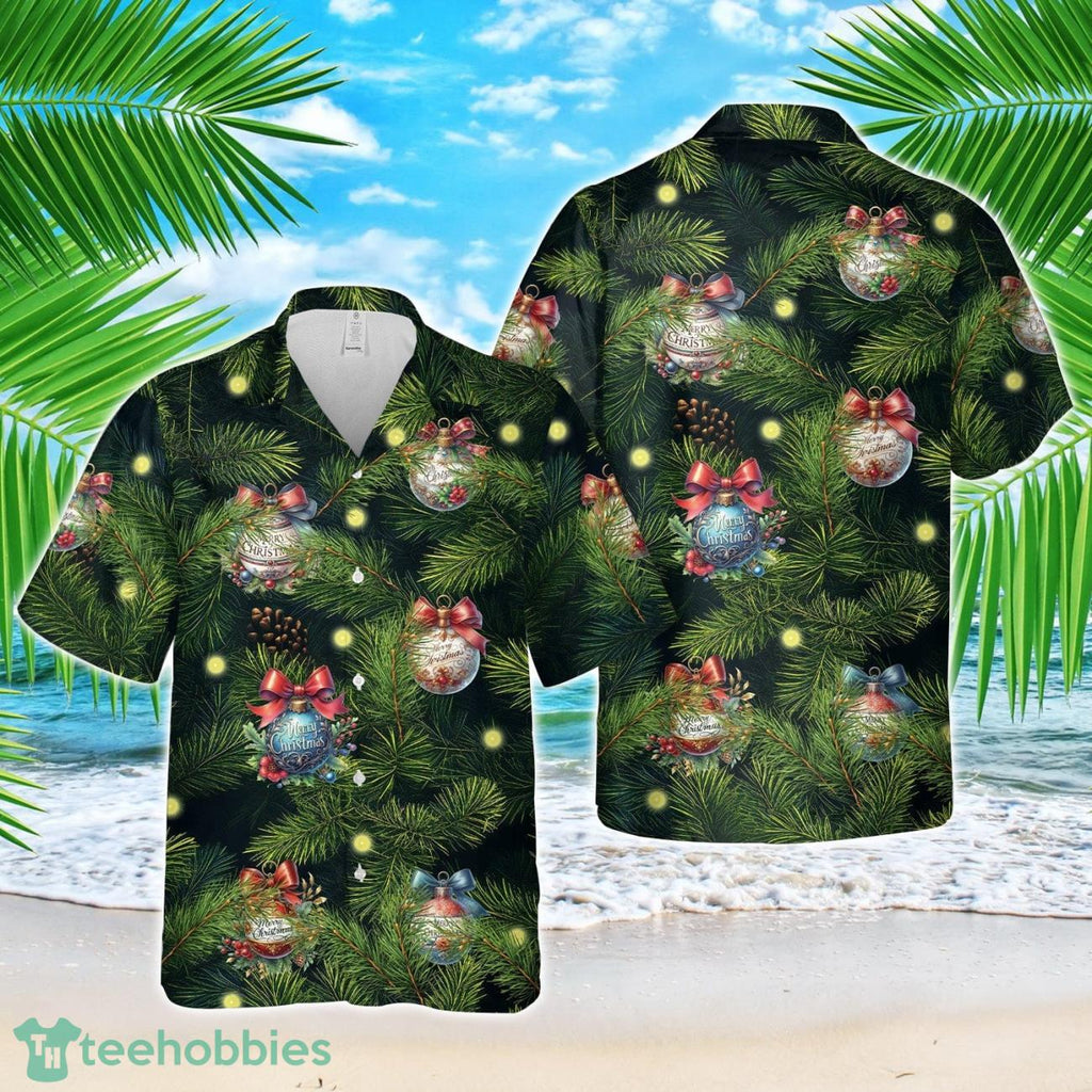Merry Christmas Baubles Hawaiian Shirt