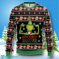 Merry Whatever Grinch Ugly Christmas Sweater Style Gift