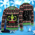 Merry Whatever The Grinch Ugly Christmas Sweater Unique Gift