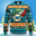 Miami Dolphins Grinch Christmas Ugly Sweater Style Gift
