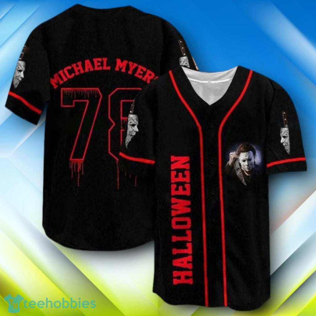 Michael Myers Halloween Black Baseball Jersey Style Gift