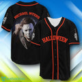 Michael Myers Halloween Black Halloween Baseball Jersey Style Gift