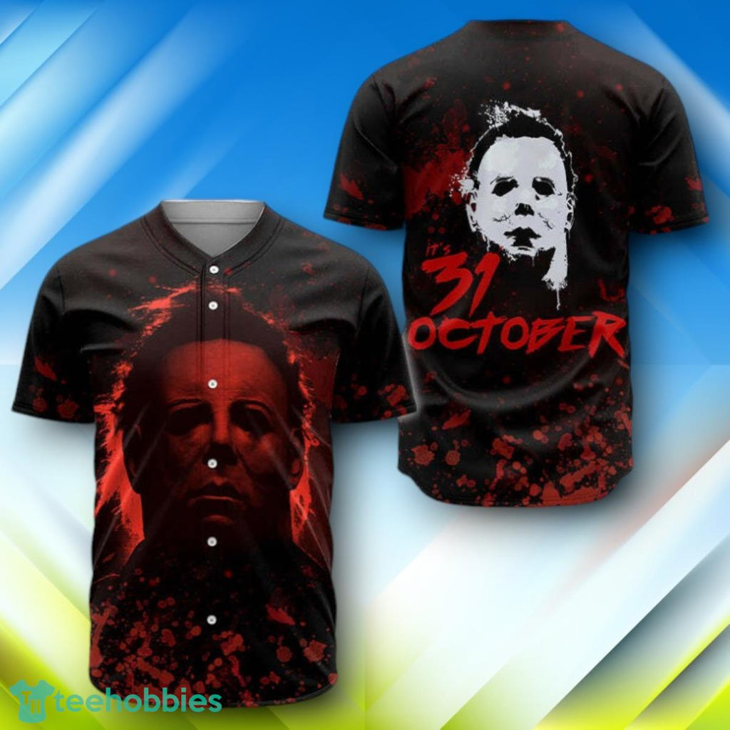 Michael Myers It’s 31 October Halloween Baseball Jersey Style Gift