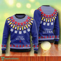 Michelob ULTRA Heart Pattern Fair Isle Ugly Christmas Sweater For Men Women