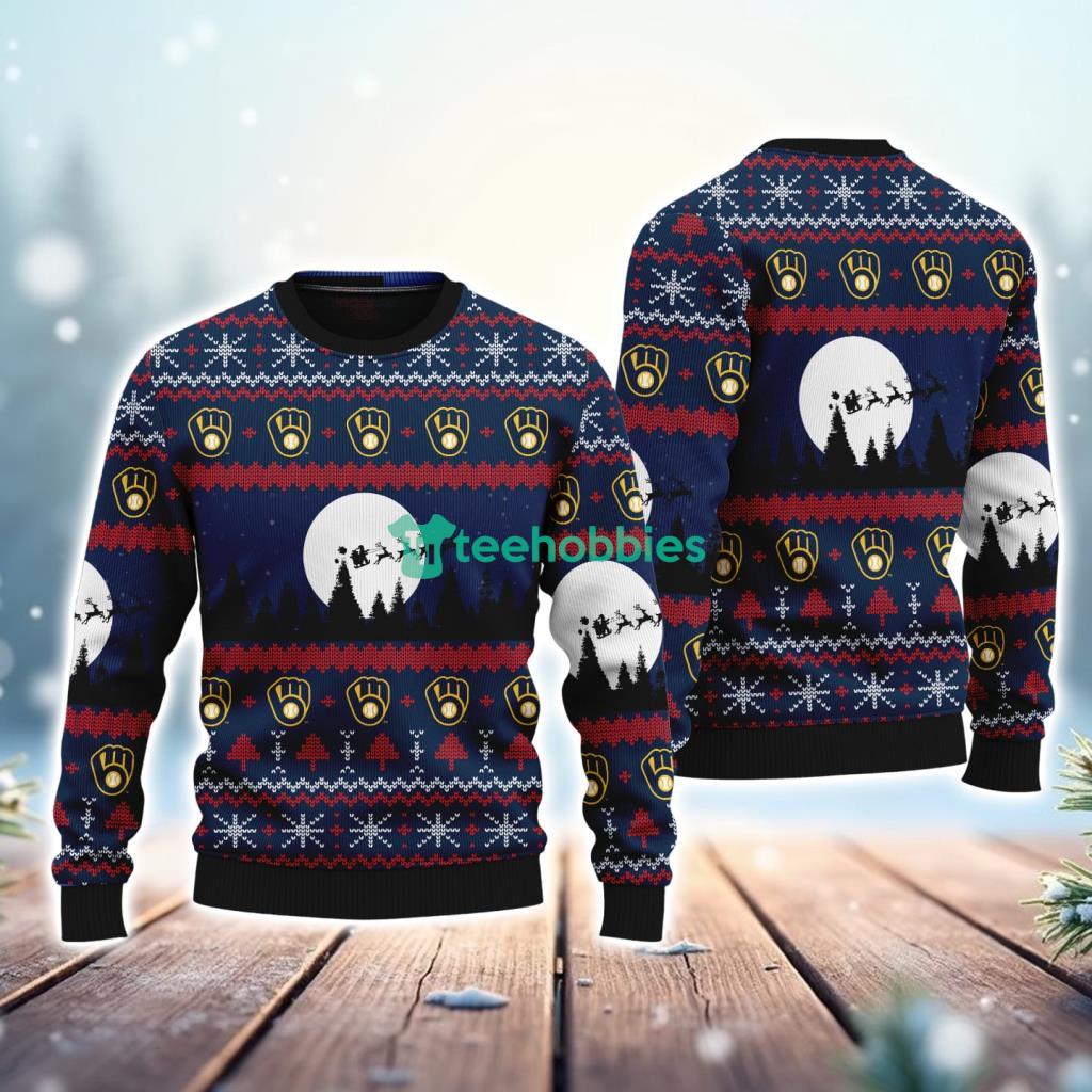 Milwaukee Brewers MLB Christmas AOP Sweater For Bigs Fans New Gift
