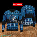 Minnesota Lynx Custom Name Merry Xmas Sweater For Soccer Sport Team’s Fans Sweater