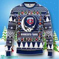 Minnesota Twins Grateful Dead Rock Band Ugly Christmas Sweater Style Gift