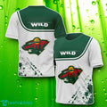 Minnesota Wild 3D T-Shirt Stylish Gifts For Men And Women