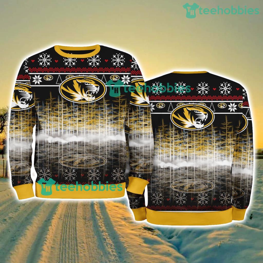 Missouri Tigers NCAA Pine Christmas Ugly Sweater New Style Best Gift For Fans
