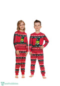 MLB Grinch Oakland Athletics MLB Custom Name Christmas Knitting Pattern Matching Family Pajamas Set