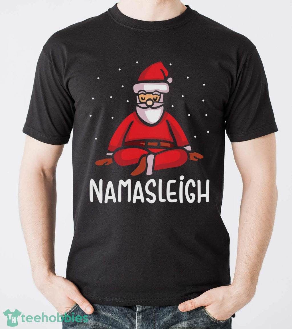 Namasleigh Sweater Yoga Ugly Christmas Sweater Yoga Sweatshirt Yoga Christmas Sweatshirt