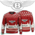 New Logo Bentley Car Racing Green Knitted Christmas Sweater Gift Holidays