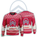 New Logo Citroën Car Racing Icicle Knitted Xmas 3D Sweater Gift Holidays