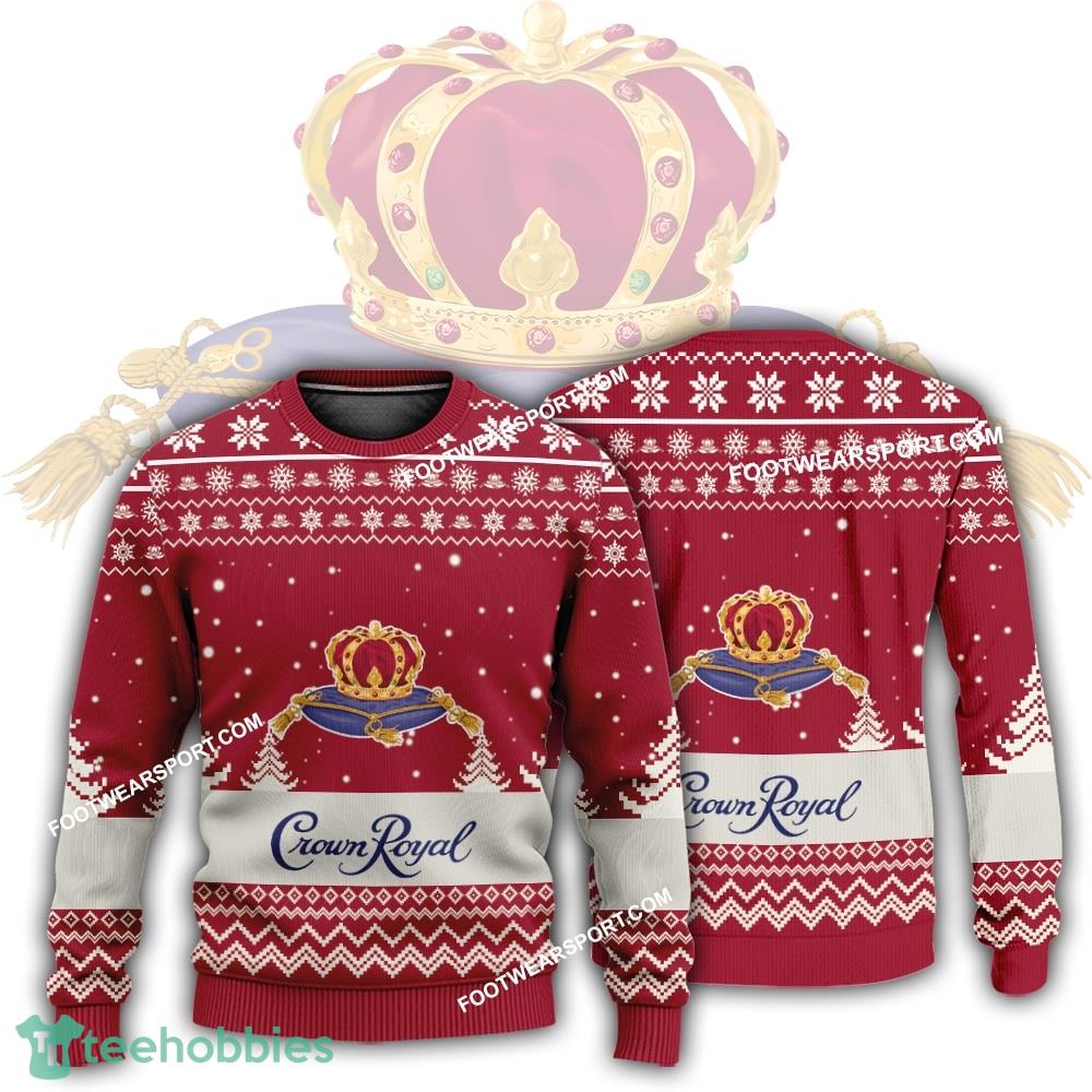 New Logo Crown Royal Cookies Ugly Christmas Sweater Gift Holidays