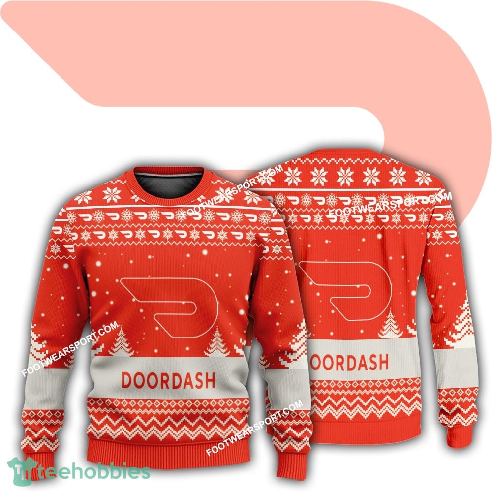 New Logo DoorDash Angel Ugly Christmas Sweater Gift For Adult