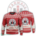 New Logo Farmall Tractor Cabin Ugly Christmas Sweater AOP Gift For Adult