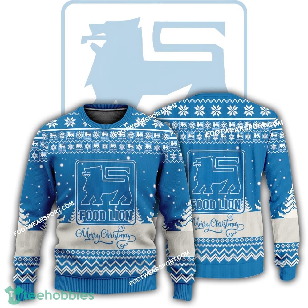 New Logo Food Lion Snowsuit Ugly Xmas Sweater For Men Women