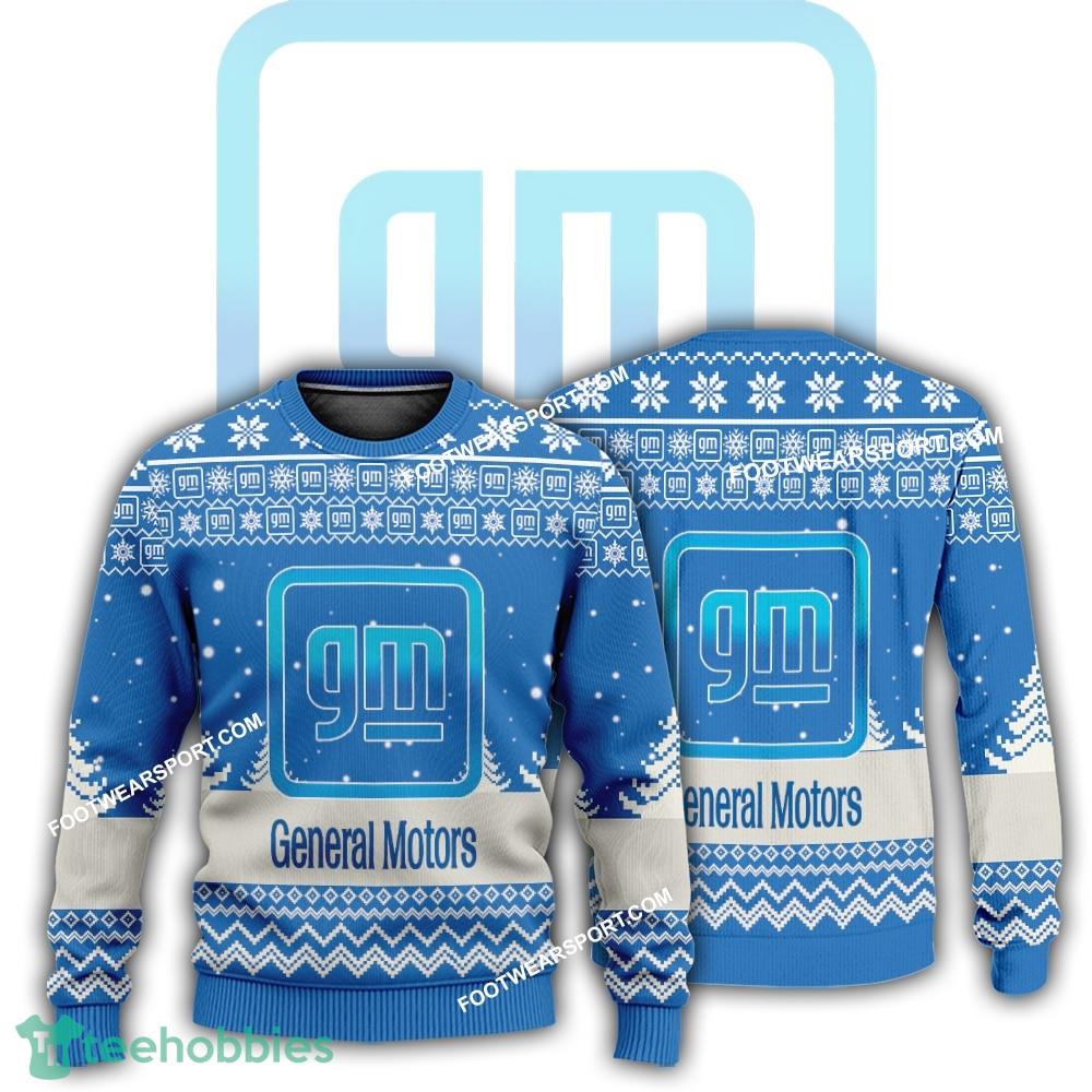 New Logo General Motors Thermos Ugly Christmas Sweater Gift For Adult