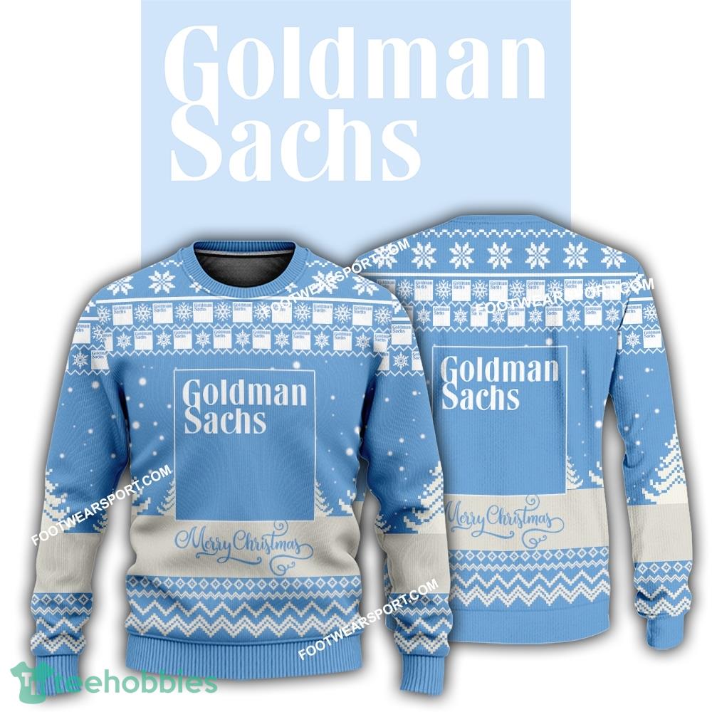 New Logo Goldman Sachs Cocoa Ugly Christmas Sweater AOP For Men Women