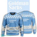 New Logo Goldman Sachs Cocoa Ugly Christmas Sweater AOP For Men Women