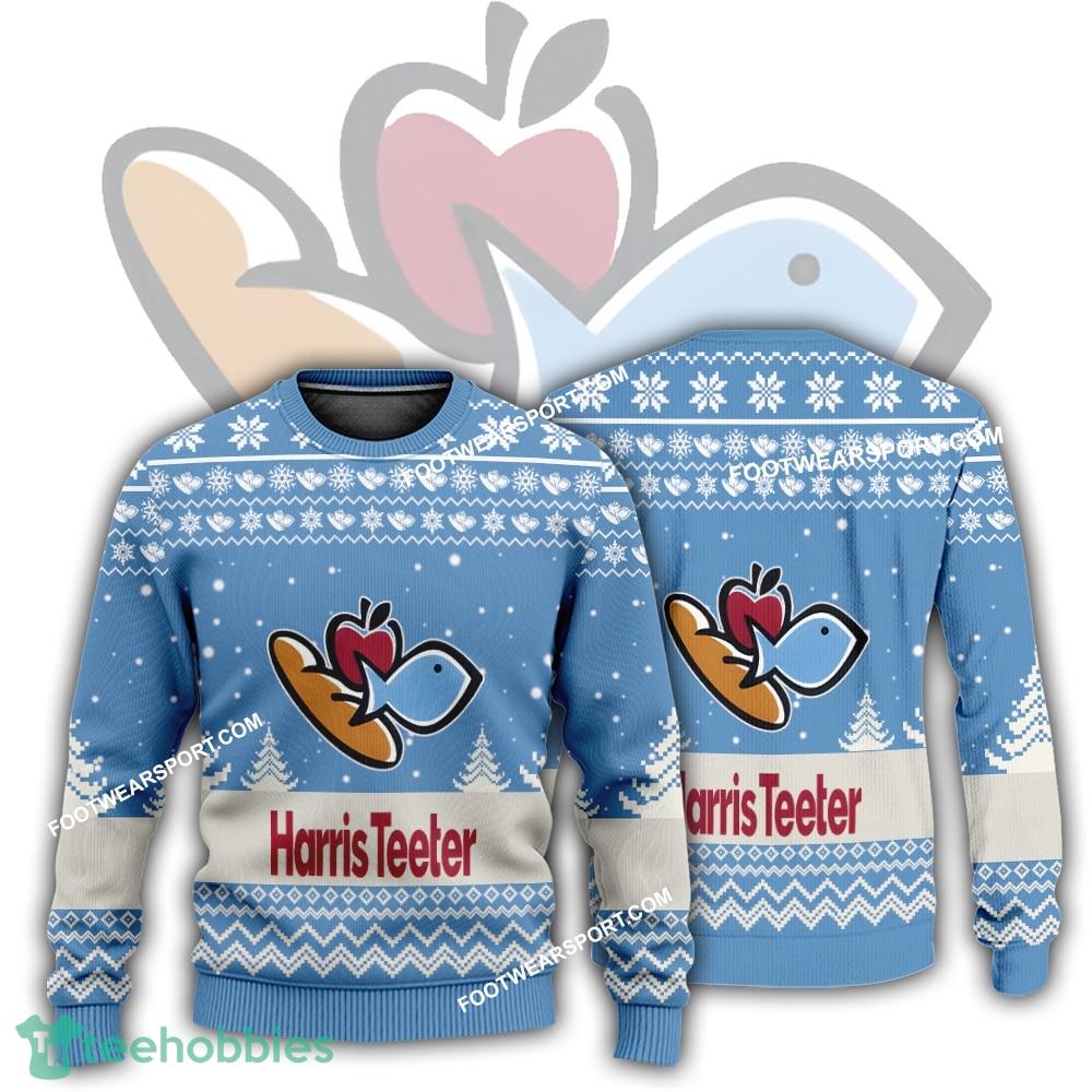 New Logo Harris Teeter Northern Ugly Christmas Sweater AOP Gift For Adult
