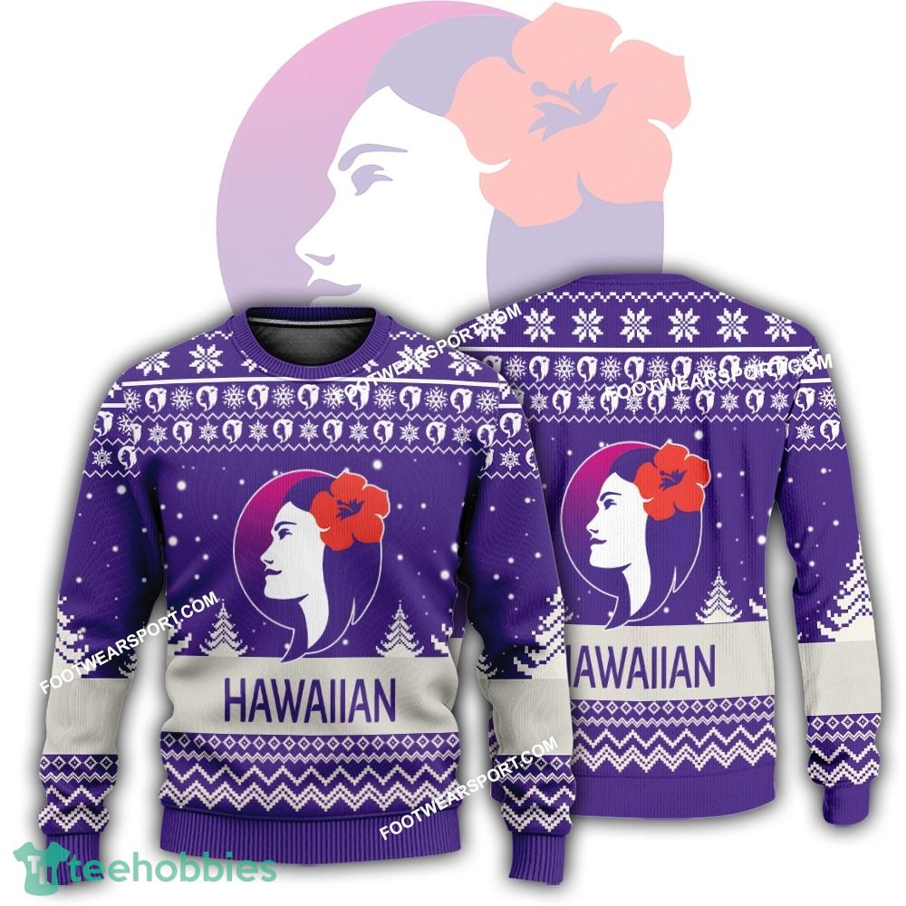 New Logo Hawaiian Airlines Garland Ugly Christmas Sweater Gift Holidays