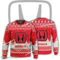 New Logo Honda Car Racing Frankincense Ugly Christmas Sweater Gift For Adult