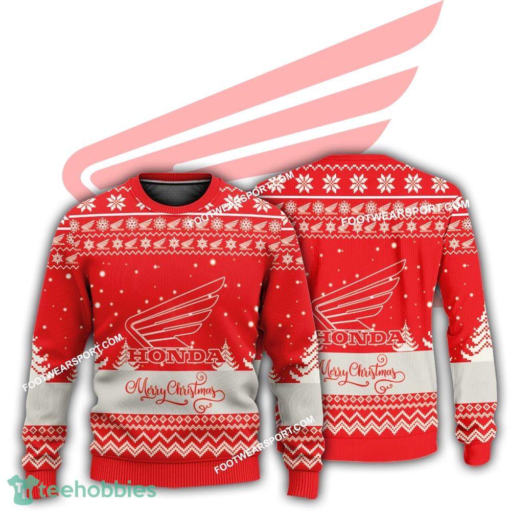 New Logo Honda Motorcycle Donkey Ugly Christmas Sweater For Men Women