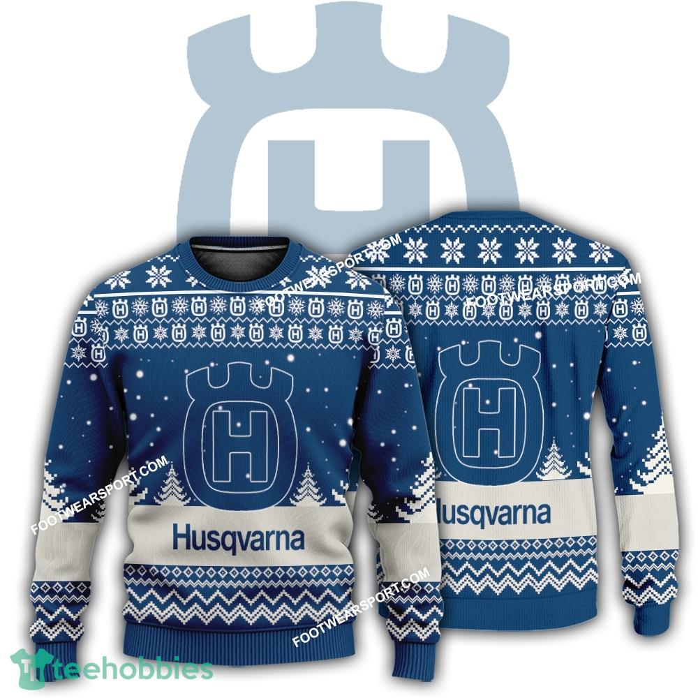 New Logo Husqvarna Motorcycle Magi Ugly Christmas Sweater AOP For Men Women