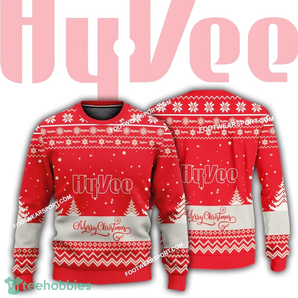 New Logo Hy Vee Holy Knitted Xmas Sweater Gift For Adult