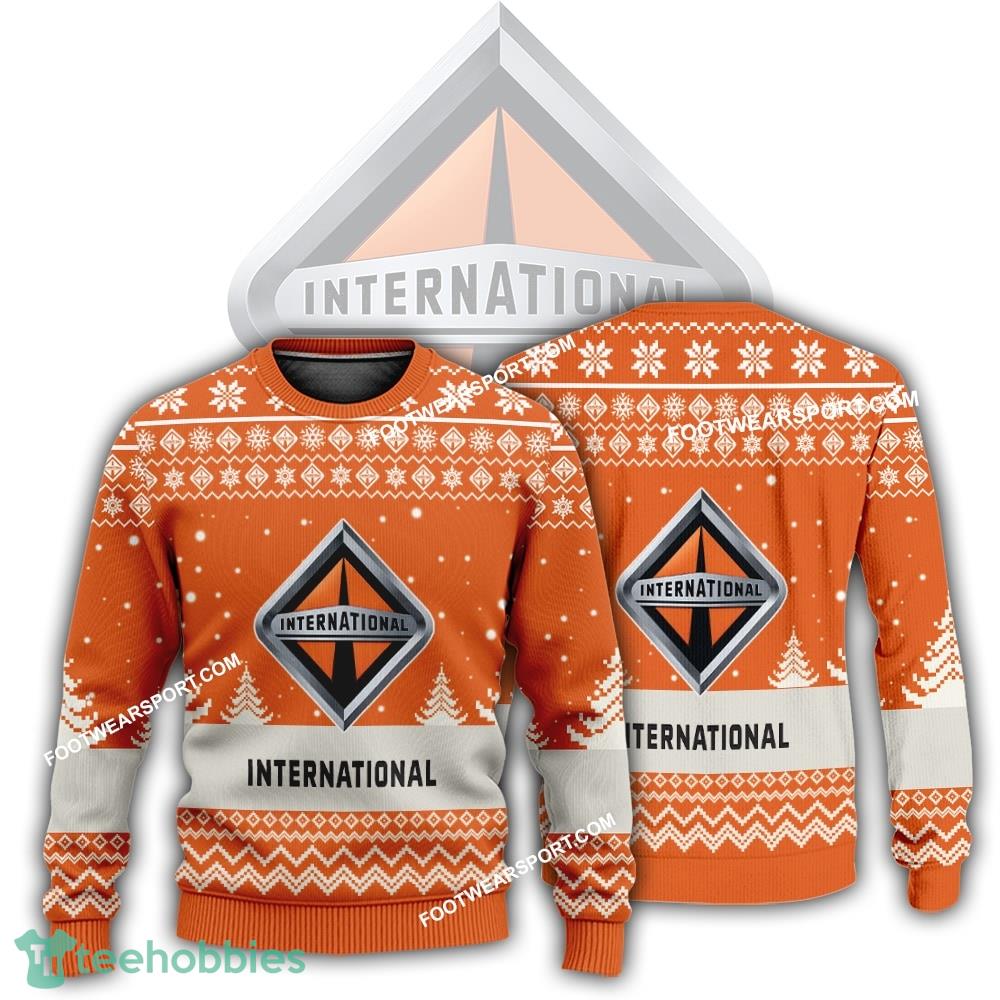 New Logo International Truck Crib Ugly Christmas Sweater AOP Gift For Adult