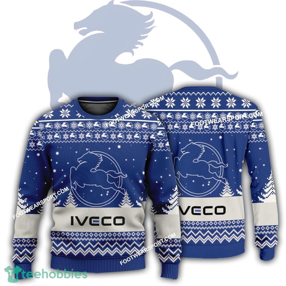 New Logo Iveco Truck Manger Ugly Christmas Sweater Gift Holidays