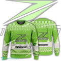 New Logo Kawasaki Z100 Motorcycle Blessing Ugly Christmas Sweater Gift For Adult