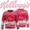 New Logo Kellogg’s Season’s Ugly Christmas Sweater Gift Holidays