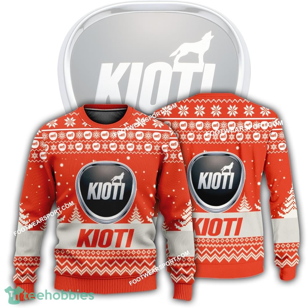 New Logo Kioti Tractor Noel Ugly Christmas 3D Sweater For Men Women
