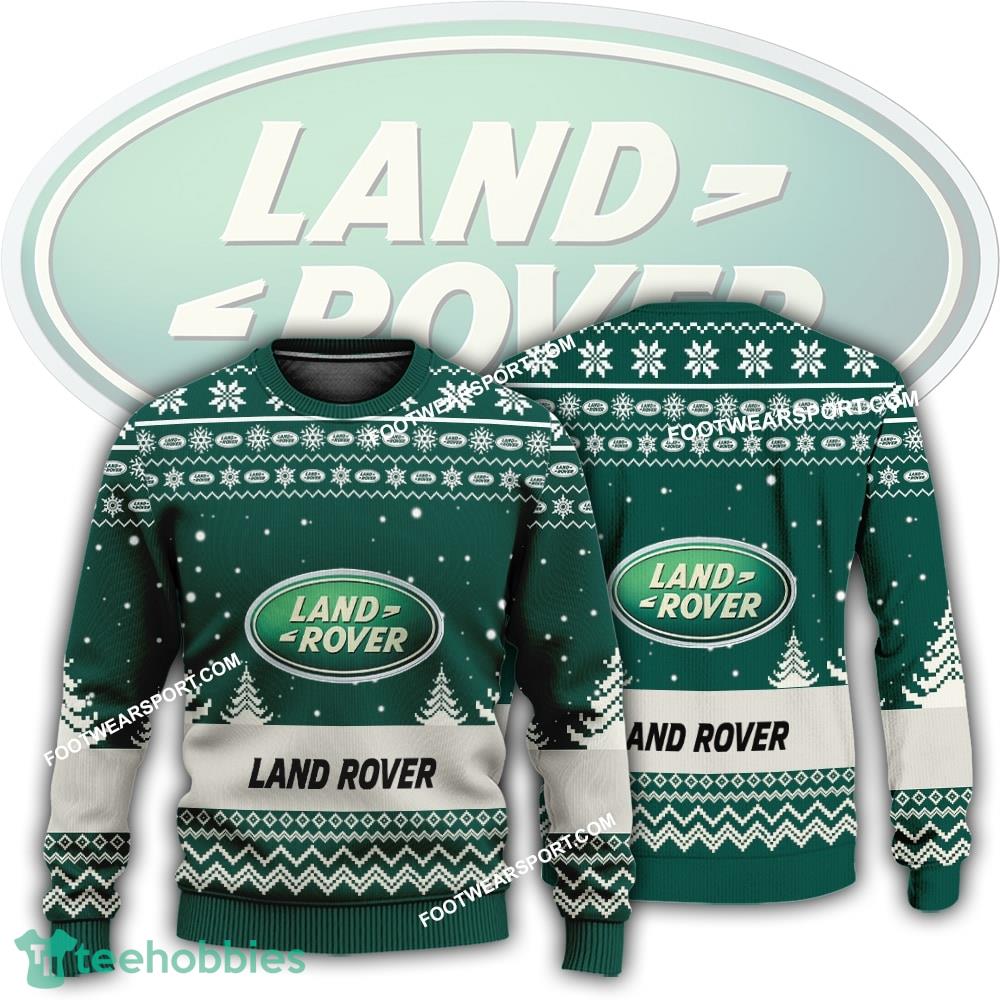 New Logo Land Rover Car Racing Holiday Ugly Christmas 3D Sweater Gift For Adult